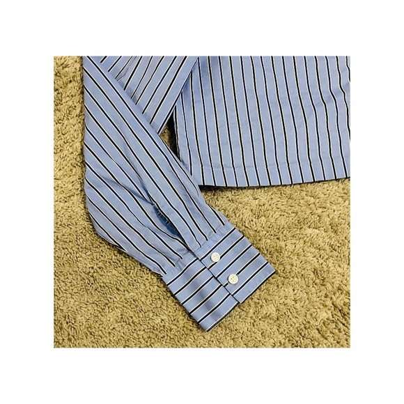 H & M Striped Cropped Long Sleeve Shirt - Picture 6 of 9